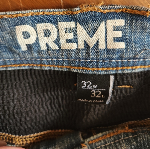 Men's Preme Distressed & Stacked Jeans (32/32) - Picture 5 of 11